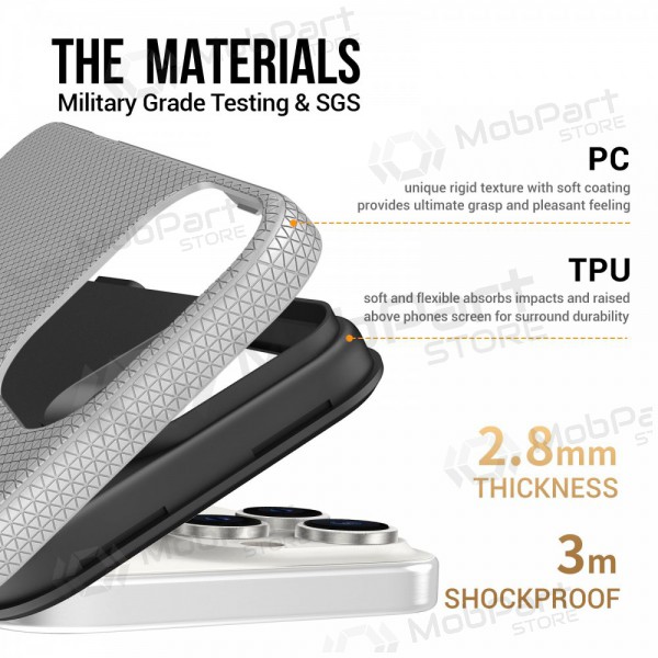 Apple iPhone 14 Pro pouzdro „Perfectionists“ (stříbrný)