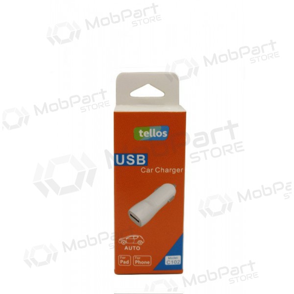 Nabíječka do auta Tellos C102 USB 1A (černá)
