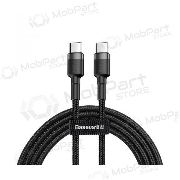 Kabel Baseus Cafule PD Type-C - Type-C 3.0A 60W (šedá-černá) 1.0m CATKLF-GG1