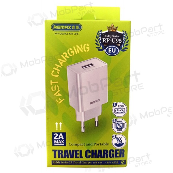 Nabíječka Remax RP-U95 10W USB-A bílý