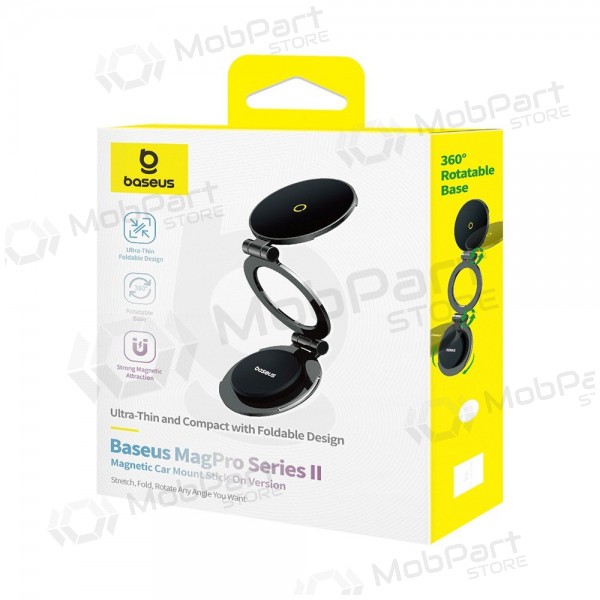 Automobilový držák telefonu Baseus MagPro II BS-CW06 na palubní desku přilepitelný na panel.