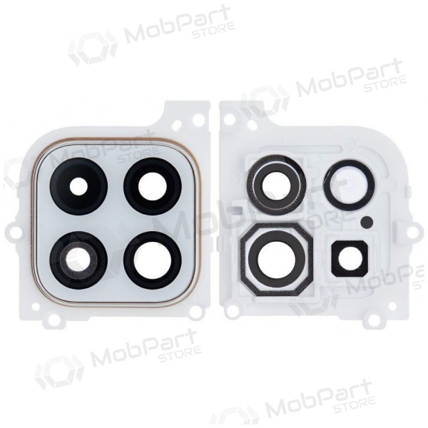 Samsung A226 Galaxy A22 5G sklo kamery (bílý) (s rámem)