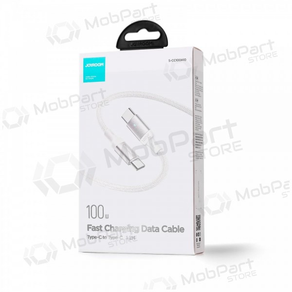 USB kabel Joyroom S-CC100A10 Type-C to Type-C 100W 1.2m bílý