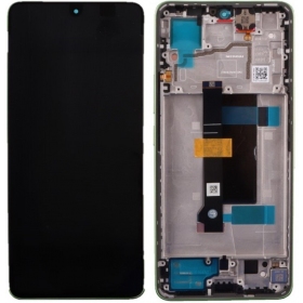 Xiaomi Redmi Note 13 Pro 5G displej (světle zelená) (s rámem) (originál)