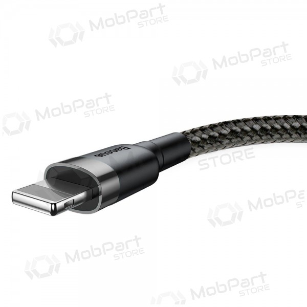 USB kabel Baseus Cafule USB-A to Lightning 1.5A 2.0m šedá-černá CALKLF-CG1
