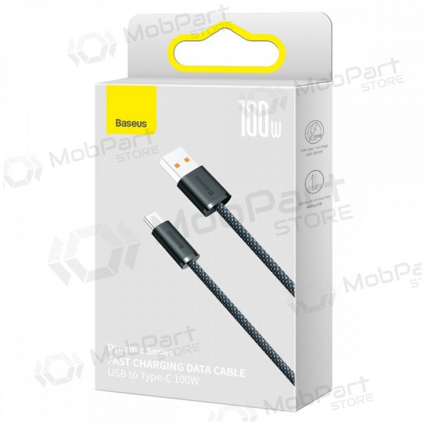USB kabel Baseus Dynamic 100W USB-A to Type-C 1.0m šedá CALD000616