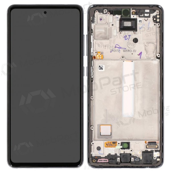 Samsung Galaxy A52 displej (černá) (s rámem) (originál)