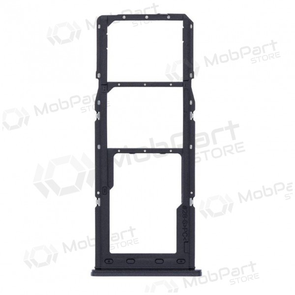 Samsung Galaxy A125 A12 / A127 A12S SIM držák karty (černá) (service pack) (originál)