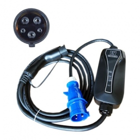 Elektromobilio nešiojamas nabíječka Type 1 - CEE, 6-32A, 7.2kW, 1-fazė, 5m