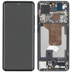 Xiaomi 12 5G / 12X / 12S displej (černá) (s rámem) (originál)