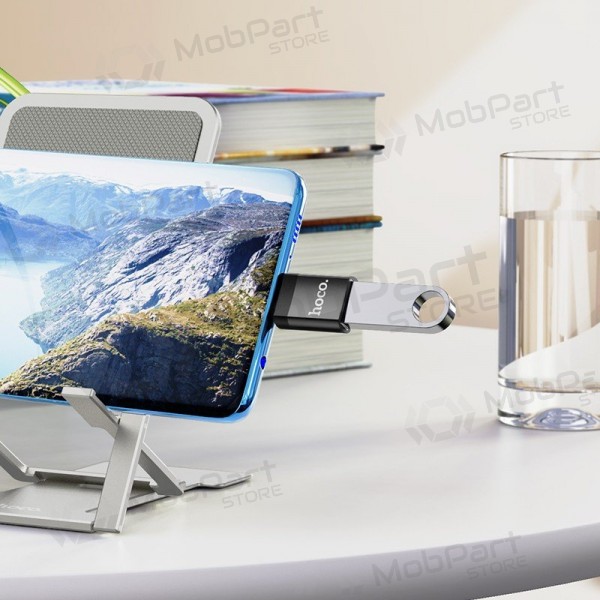 USB-C adaptér Hoco UA17 z USB-C na USB-A černý