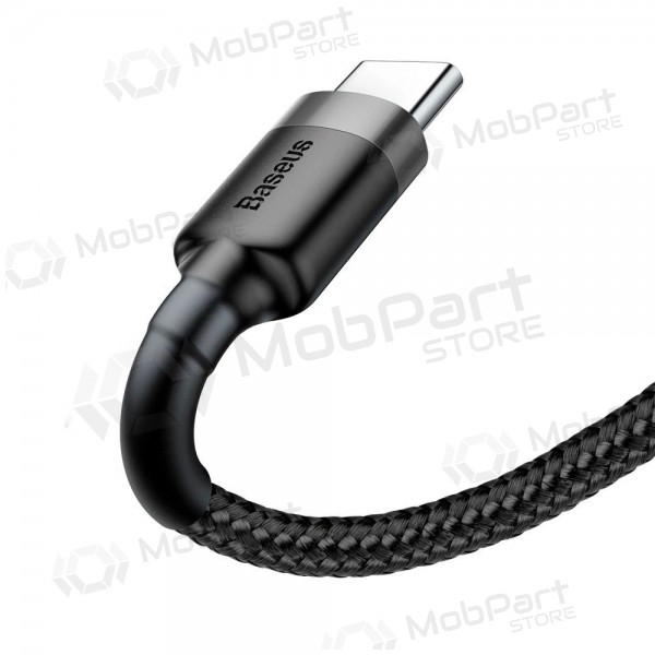 USB kabel Baseus Cafule USB-C 2,0m 2,0A (šedo-černý) CATKLF-CG1