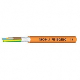 Napájecí kabel Eupen NHXH FE-180/E90 5x1.5 mm² měděný LSZH 1 kV