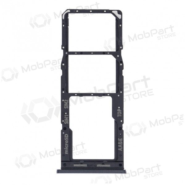 Samsung Galaxy A125 A12 / A127 A12S SIM držák karty (černá) (service pack) (originál)