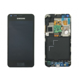 Samsung i9070 Galaxy S Advance displej (černá) (s rámem) (service pack) (originál)