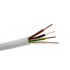 Energetický kabel Prysmian Group XYM-J NYM 4x2.5 mm² měděný XLPE CPR Eca 100 m cívka