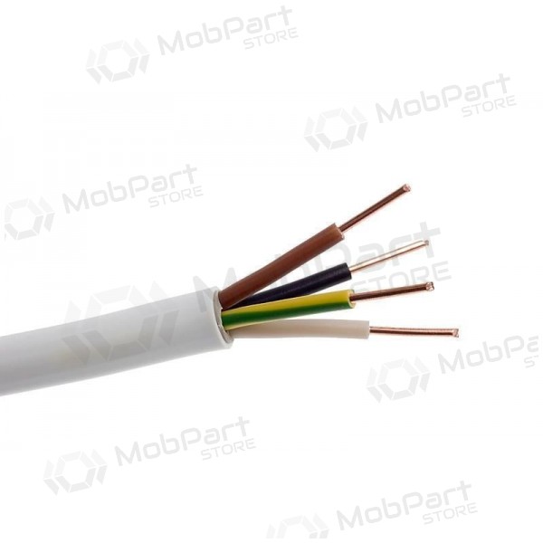 Energetický kabel Prysmian Group XYM-J NYM 4x2.5 mm² měděný XLPE CPR Eca 100 m cívka