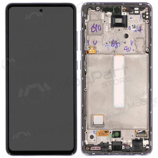 Samsung Galaxy A52 displej (nachový) (s rámem) (originál)