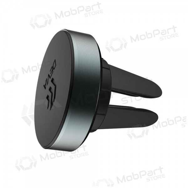 Automobilinis Univerzální telefono laikiklis Devia Circle attaches to ventilation grilles, magnetic, černá