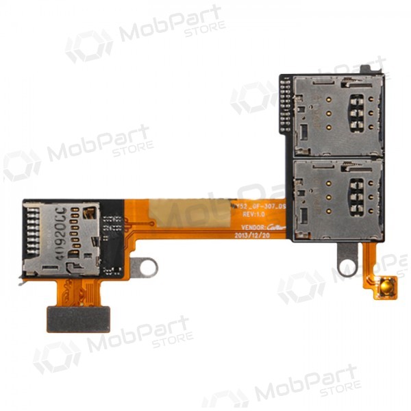 Sony Xperia M2 Dual D2302 / D2303 / D2305 / D2306 SIM a microSD kartas lizdo konektor