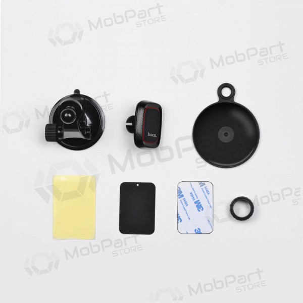 Automobilinis Univerzální telefono laikiklis Hoco CA28, mounted on the dashboard, magnetic, černá