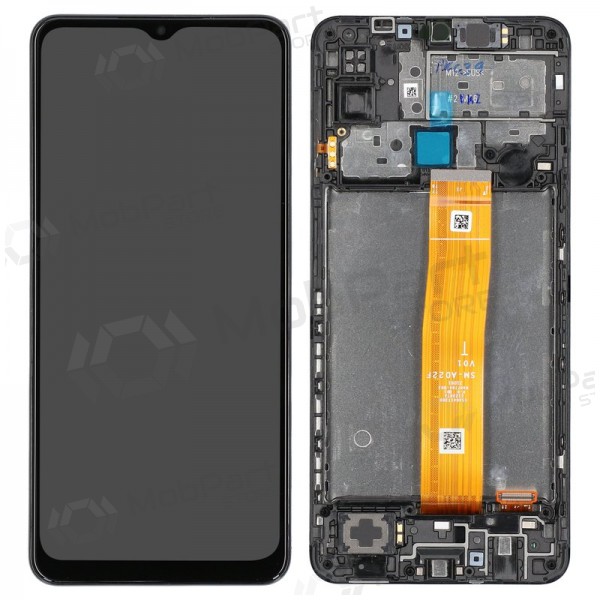 Samsung Galaxy M12 displej (černá) (s rámem) (Premium)