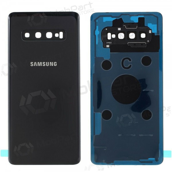 Samsung G975 Galaxy S10 Plus zadní kryt baterie černá (Prism Black) (použitý grade C, originál)