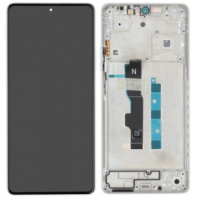 Xiaomi Redmi Note 13 5G displej (bílý) (s rámem) (originál)