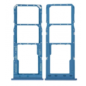 Samsung Galaxy A125 A12 / A127 A12S SIM držák karty (modrý) (service pack) (originál)