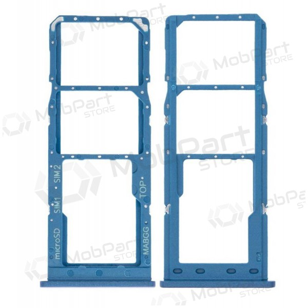 Samsung Galaxy A125 A12 / A127 A12S SIM držák karty (modrý) (service pack) (originál)