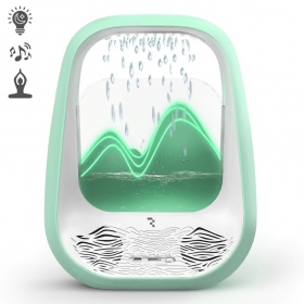 Relaxační Bluetooth reproduktor s RGB osvětlením Relaxing Rain zelený.
